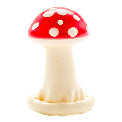 CONDOMERIE - HAND-PAINTED NOVELTY CONDOMS FLY AGARIC MODEL 1