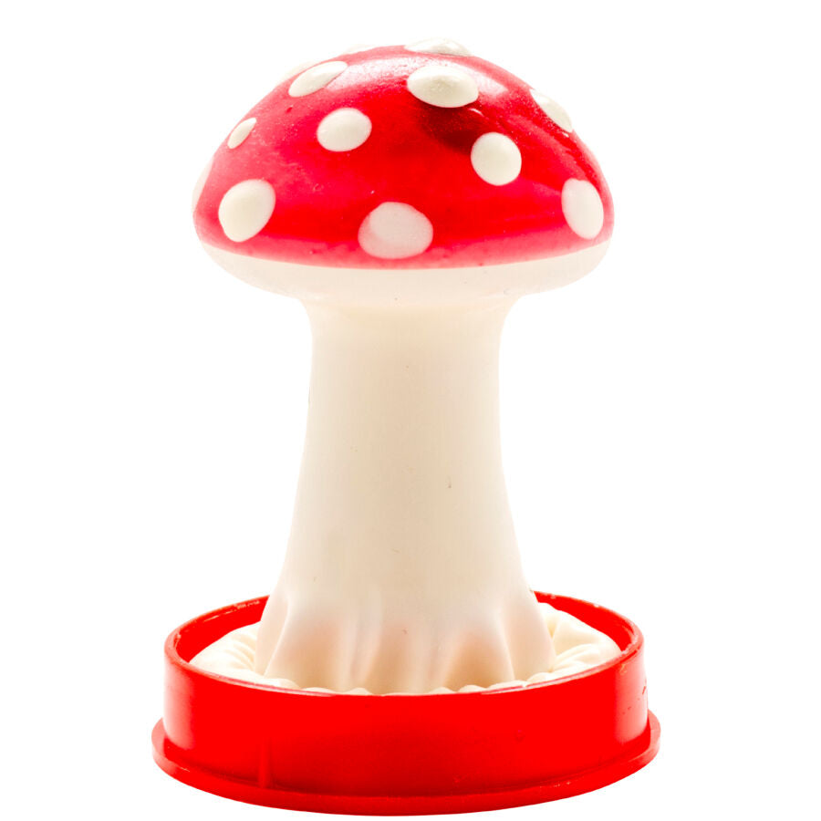 CONDOMERIE - HAND-PAINTED NOVELTY CONDOMS FLY AGARIC MODEL 1