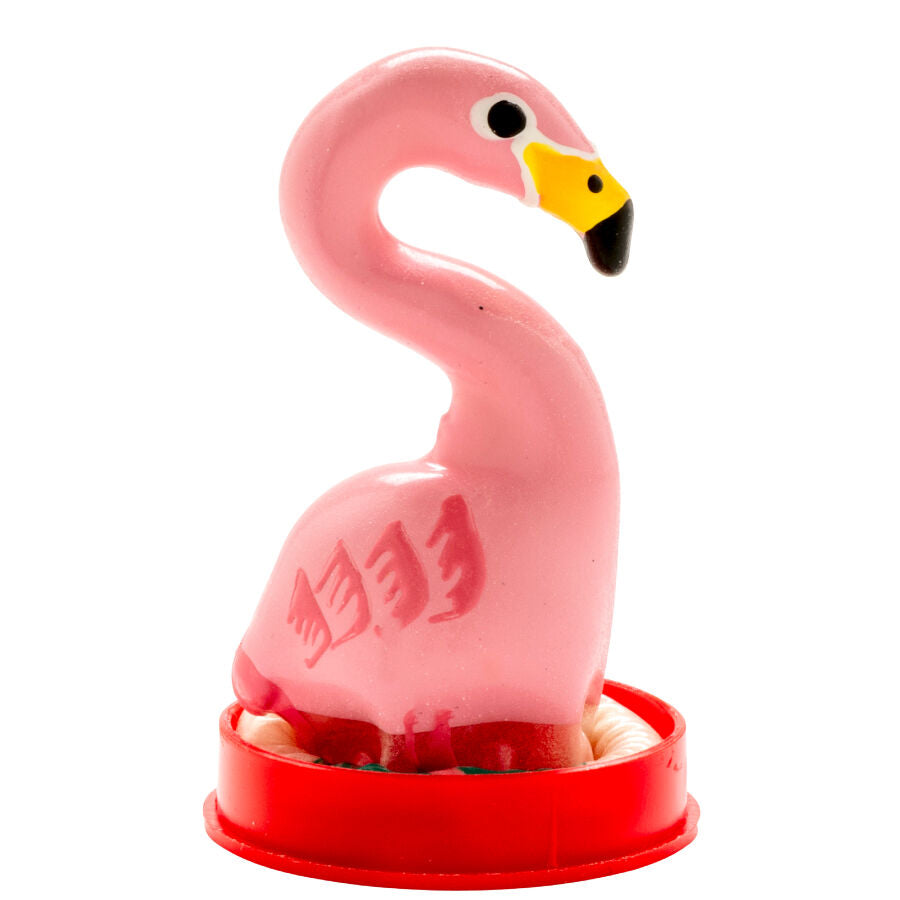 CONDOMERIE - HAND-PAINTED NOVELTY CONDOMS FLAMINGO PINK