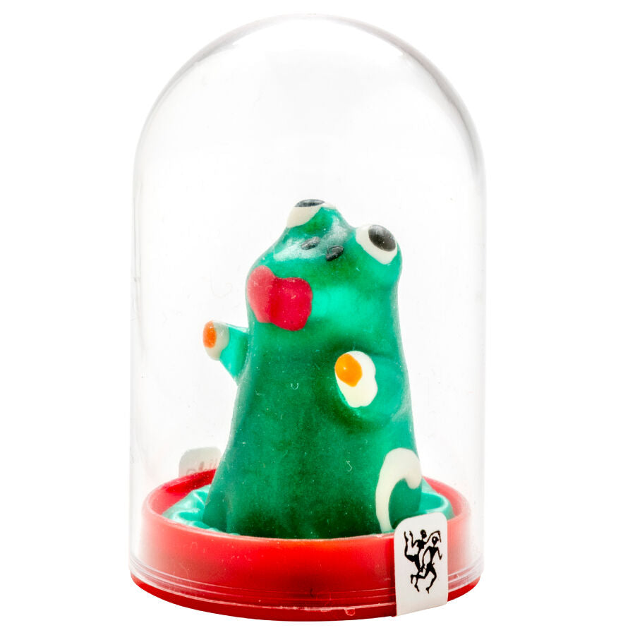 CONDOMERIE - HAND-PAINTED NOVELTY CONDOMS FROG MODEL 1