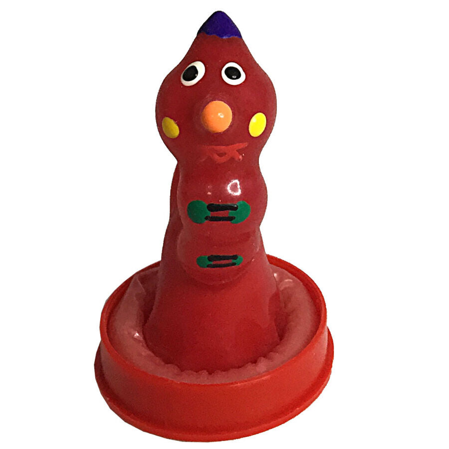 CONDOMERIE - HAND-PAINTED NOVELTY CONDOMS WORM