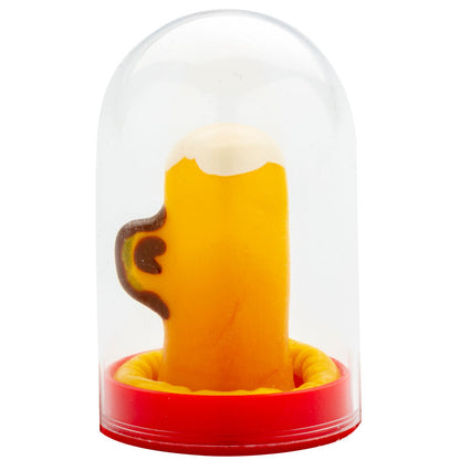 CONDOMERIE - HAND-PAINTED NOVELTY CONDOMS A GLASS OF BEER