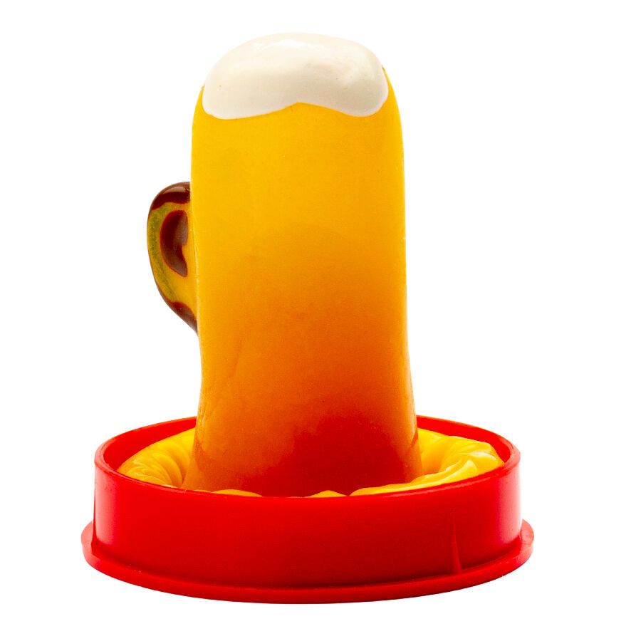 CONDOMERIE - HAND-PAINTED NOVELTY CONDOMS A GLASS OF BEER
