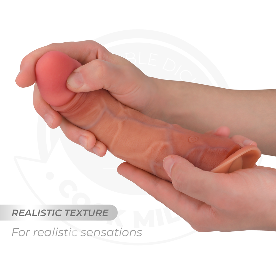 COCK MILLER - HYPERREALISTIC DILDO WITH SUCTION CUPS AND THRUSTING FUNCTION WITH REMOTE CONTROL 19.5 CM