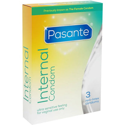 PASANTE - FEMALE CONDOM NON-LATEX 3 UNITS