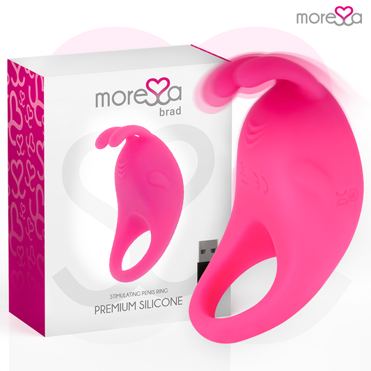 MORESSA - PREMIUM SILICONE RECHARGEABLE BRAD PINK