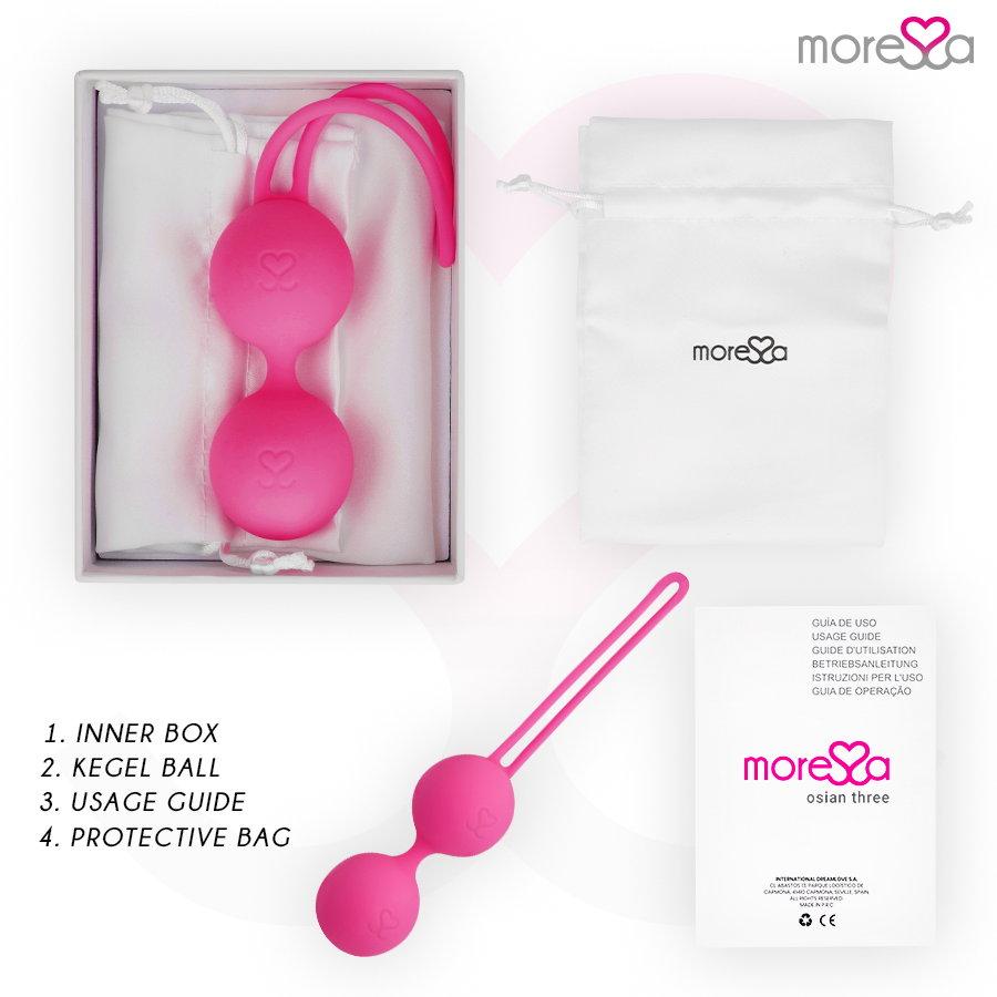MORESSA - OSIAN DREI PREMIUM SILIKON ROSA