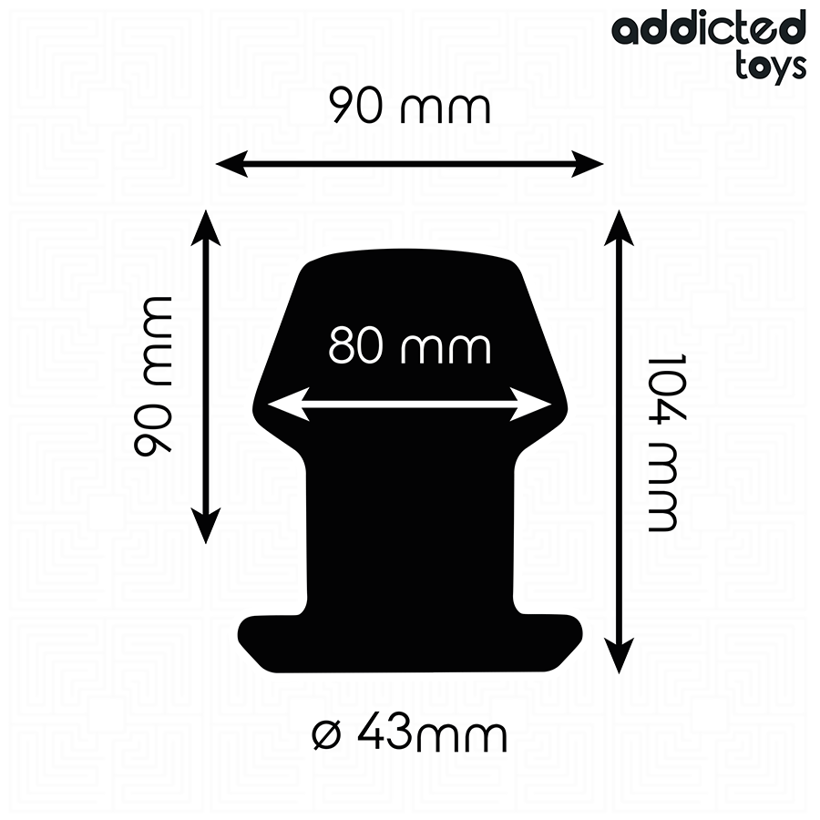 ADDICTED TOYS - EXTREMELY HOLLOW ANAL PLUG SIZE L 10.4 CM