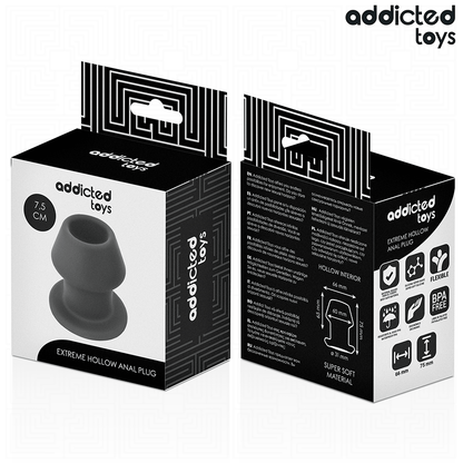 ADDICTED TOYS - EXTREMELY HOLLOW ANAL PLUG SIZE S 7.5 CM