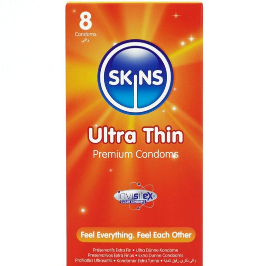 SKINS - ULTRA THIN PREMIUM CONDOMS PACK OF 8
