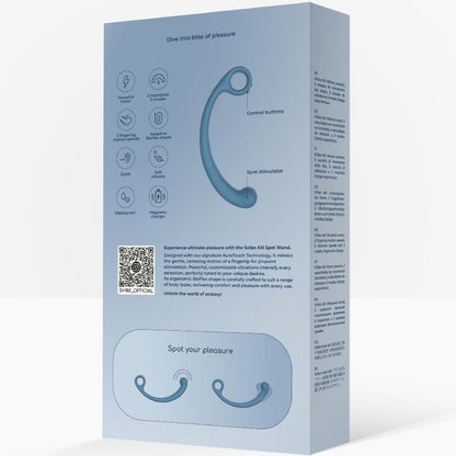 SNAIL VIBE - AXI VIBRATING MASSAGER WAND BLUE