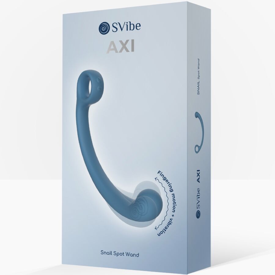 SNAIL VIBE - AXI VIBRATING MASSAGER WAND BLUE