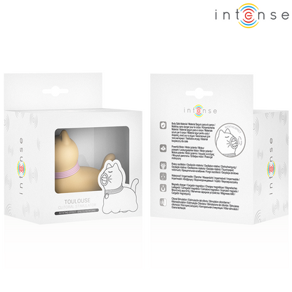 INTENSE - TOULOUSE STIMULATOR MIT 360º ROTIERENDER ZUNGE GELB
