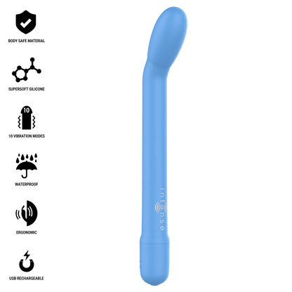 INTENSE - KARLIE WIEDERAUFLADBARER G-PUNKT-STIMULATOR BLAU