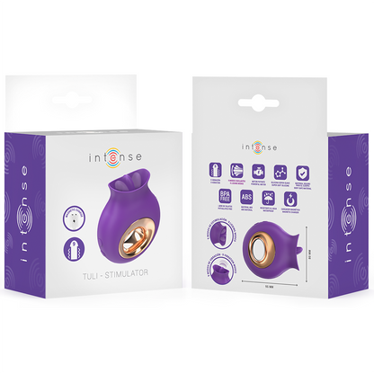 INTENSE - TULI KLITORISSTIMULATOR 9 VIBRATIONEN & 9 OSZILLATIONEN LILA