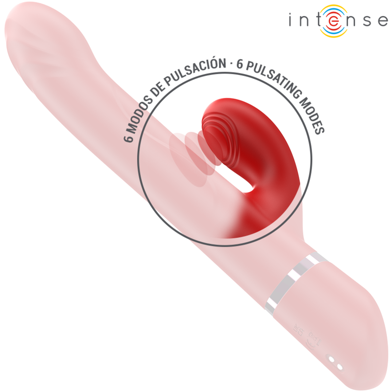 INTENSE - LELE MULTIFUNCTION VIBRATOR ROTATING & OSCILLATING & STIMULATING RED
