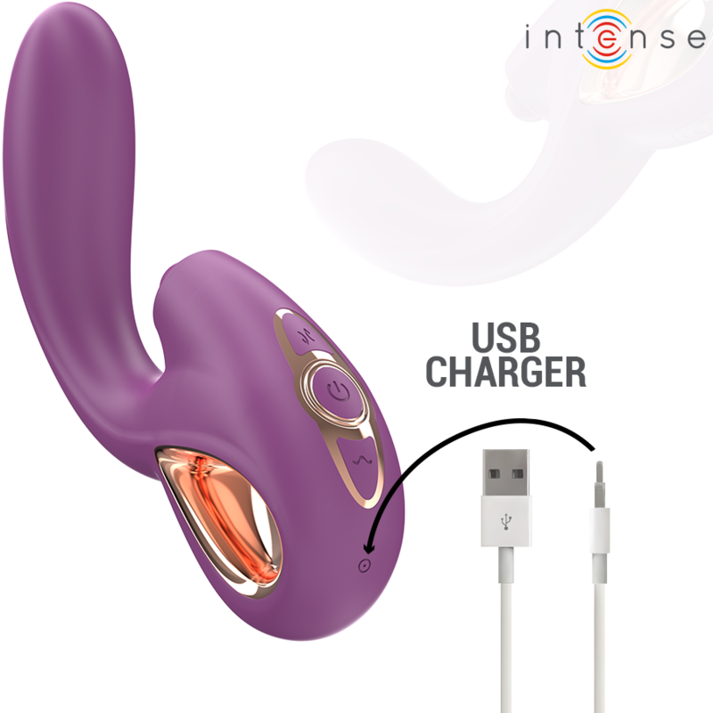 INTENSE - LALI MULTIFUNCTIONAL G-SPOT VIBRATOR TAPPING & THRUSTING & VIBRATION PURPLE