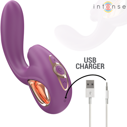 INTENSE - LALI MULTIFUNCTIONAL G-SPOT VIBRATOR TAPPING & THRUSTING & VIBRATION PURPLE