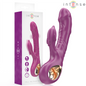 INTENSE - MULTIFUNCTIONAL HALL VIBRATOR WITH DOLPHIN-STIMULATING TONGUE PURPLE