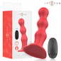 INTENSE - CODY VIBRATOR WITH SUCTION CUPS RED REMOTE