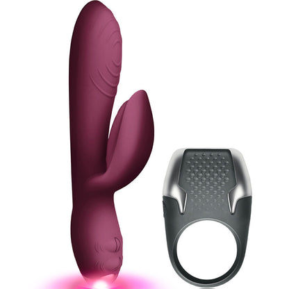 CLIMAXIMUM - LAMOUR KIT RABBIT VIBRATOR + LED PENIS RING