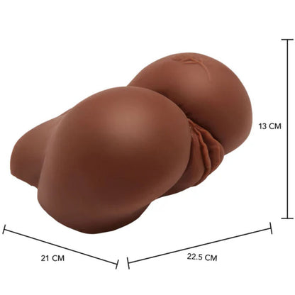 ACT - BALLS AS REALISTIC MASTURBATOR WITH BROWN VIBRATOR