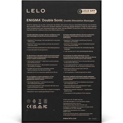 LELO - ENIGMA DOPPEL-SCHALLVIBRATOR POINT G CYBER PURPLE