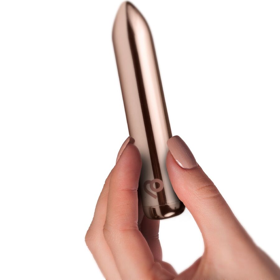 ROCKS-OFF - WIEDERAUFLADBARER VIBRIERENDER BULLET GOLDEN ROSE