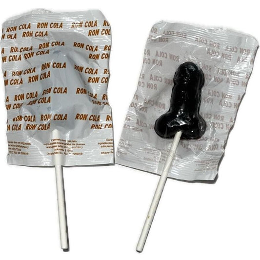 DIABLO GOLOSO - 1 PENIS LOLLIPOP RUM AND COLA FLAVOUR 10% ALCOHOL
