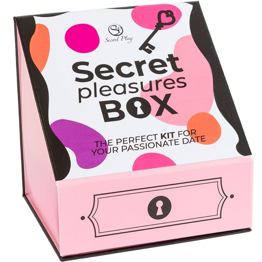 SECRET PLAY - PLEASURE BOX FOR COUPLES: DICE + VIBRATING EGG + TICKLER