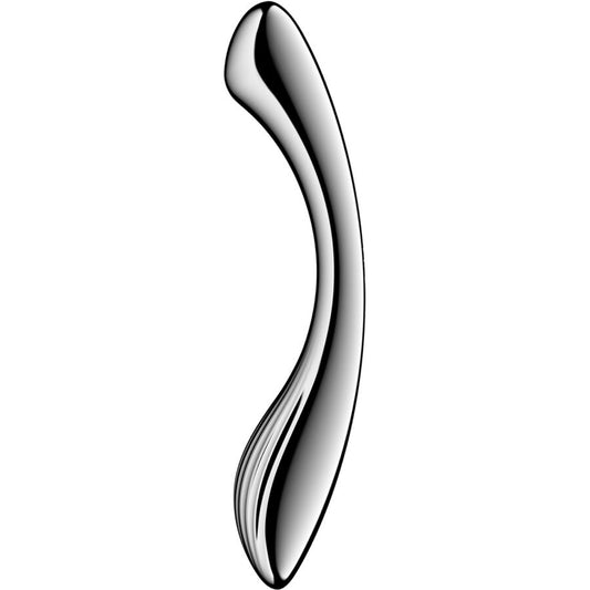 SATISFYER - PURE GRAVITY 1 DOUBLE-ENDED STAINLESS STEEL DILDO