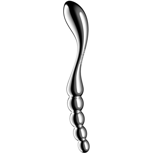 SATISFYER - STAR FORCE 1 DOUBLE DILDO MADE OF STAINLESS STEEL