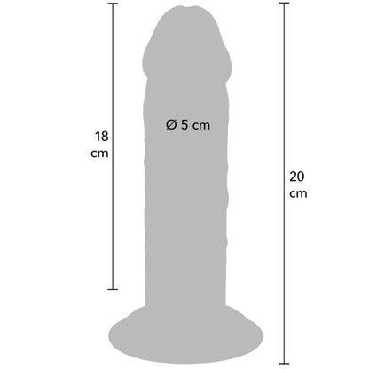 GET REAL - DELUXE THICK DOUBLE DENSITY TPE PENDULOUS 20 CM