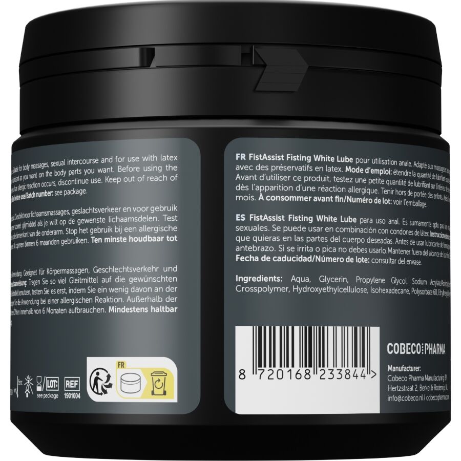 COBECO - FIST ASSIST WHITE LUBRICANT EXTRA-THICK 500 ML