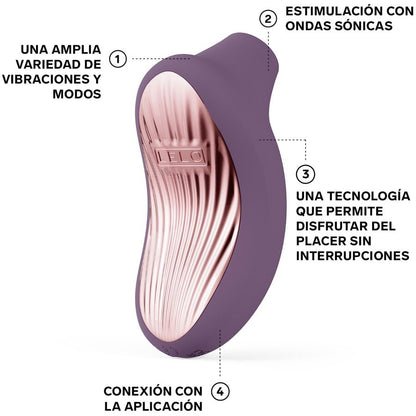 LELO - SONA 3 CRUISE SONIC CLITORAL MASSAGER PLUM