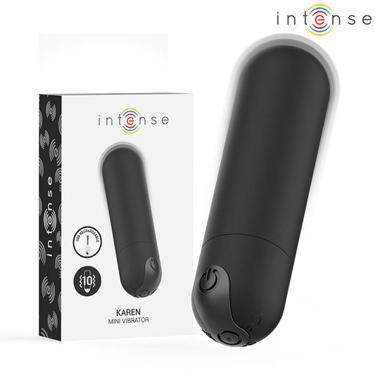 INTENSE - KAREN MINI RECHARGEABLE VIBRATING EGG BLACK