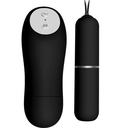 BAILE - Thong with vibrating ball and remote control, Black