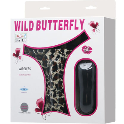 BAILE - Thong with vibrating ball and remote control, Black