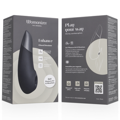 WOMANIZER - IMPROVEMENT OF CLITORAL STIMULATION BLACK