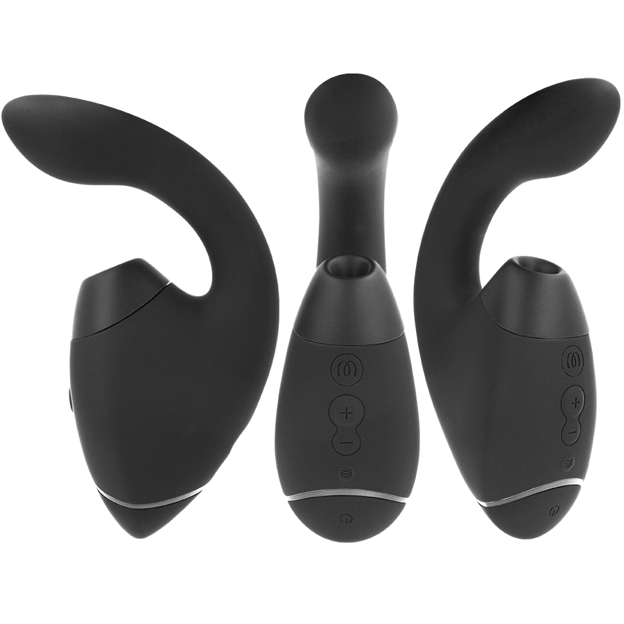 WOMANIZER - DUO NEXT DOUBLE CLITORAL & G-SPOT STIMULATOR BLACK