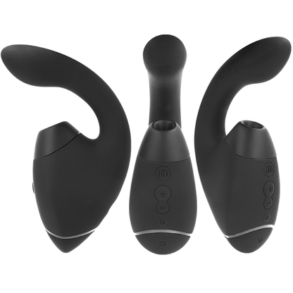WOMANIZER - DUO NEXT DOUBLE CLITORAL & G-SPOT STIMULATOR BLACK