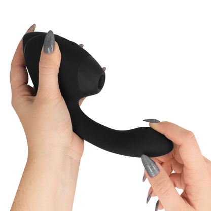 WOMANIZER - DUO NEXT DOUBLE CLITORAL & G-SPOT STIMULATOR BLACK