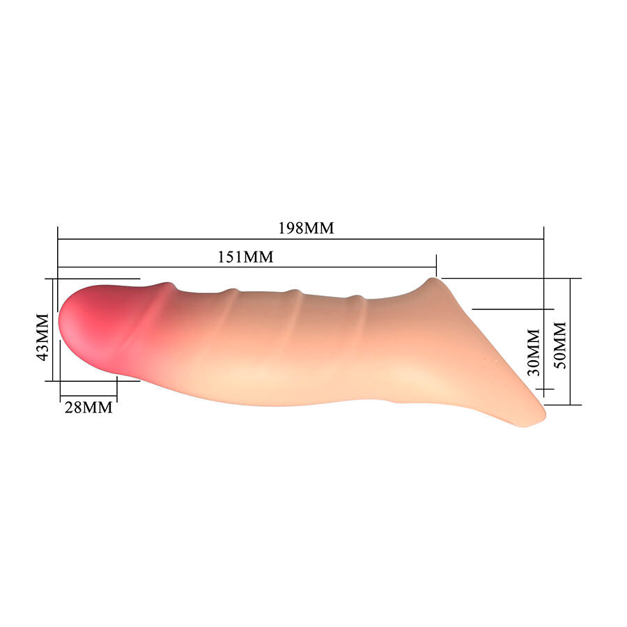 PRETTY LOVE - DARNELL REALISTIC EFFECT PENIS SLEEVE