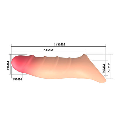 PRETTY LOVE - DARNELL REALISTIC EFFECT PENIS SLEEVE