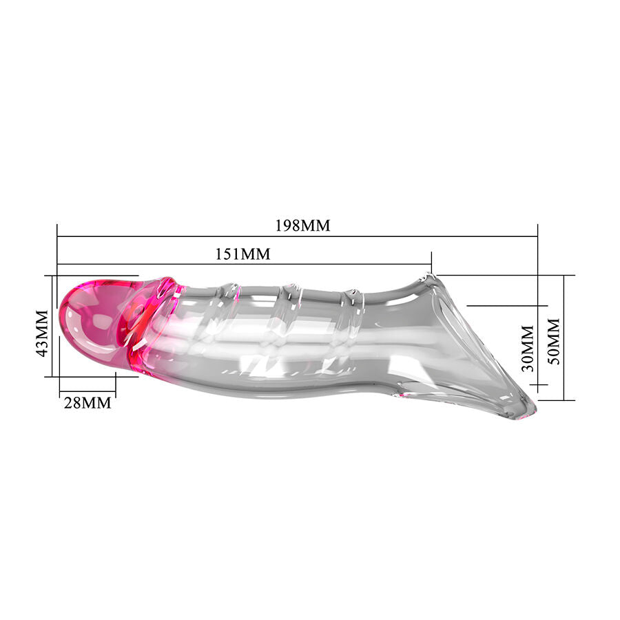 PRETTY LOVE - DARNELL PENIS COVER WITH TRANSPARENT EFFECT