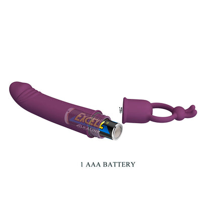 PRETTY LOVE - CORA VIBRATOR PENIS SHAPED WITH RESISTANCE RING