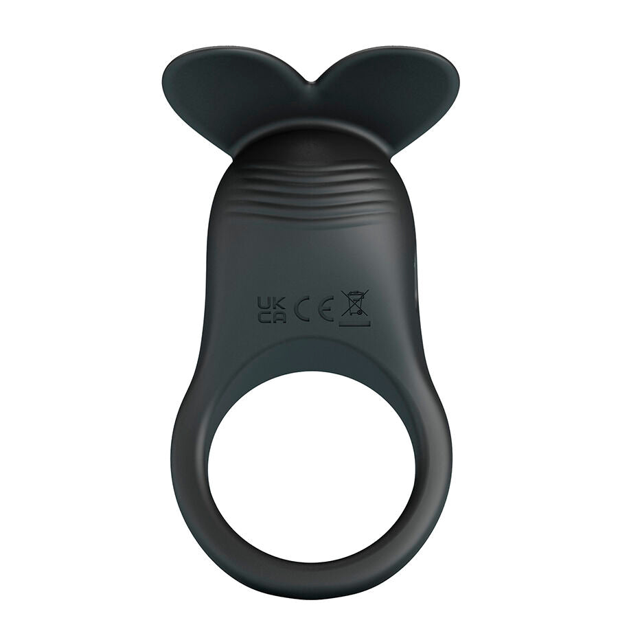 PRETTY LOVE - CARLTON COCK RING WITH CLITORAL STIMULATOR