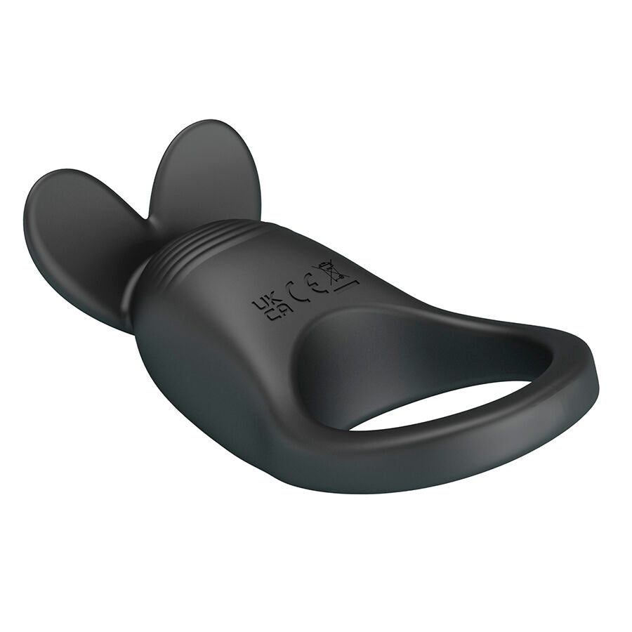 PRETTY LOVE - CARLTON COCK RING WITH CLITORAL STIMULATOR