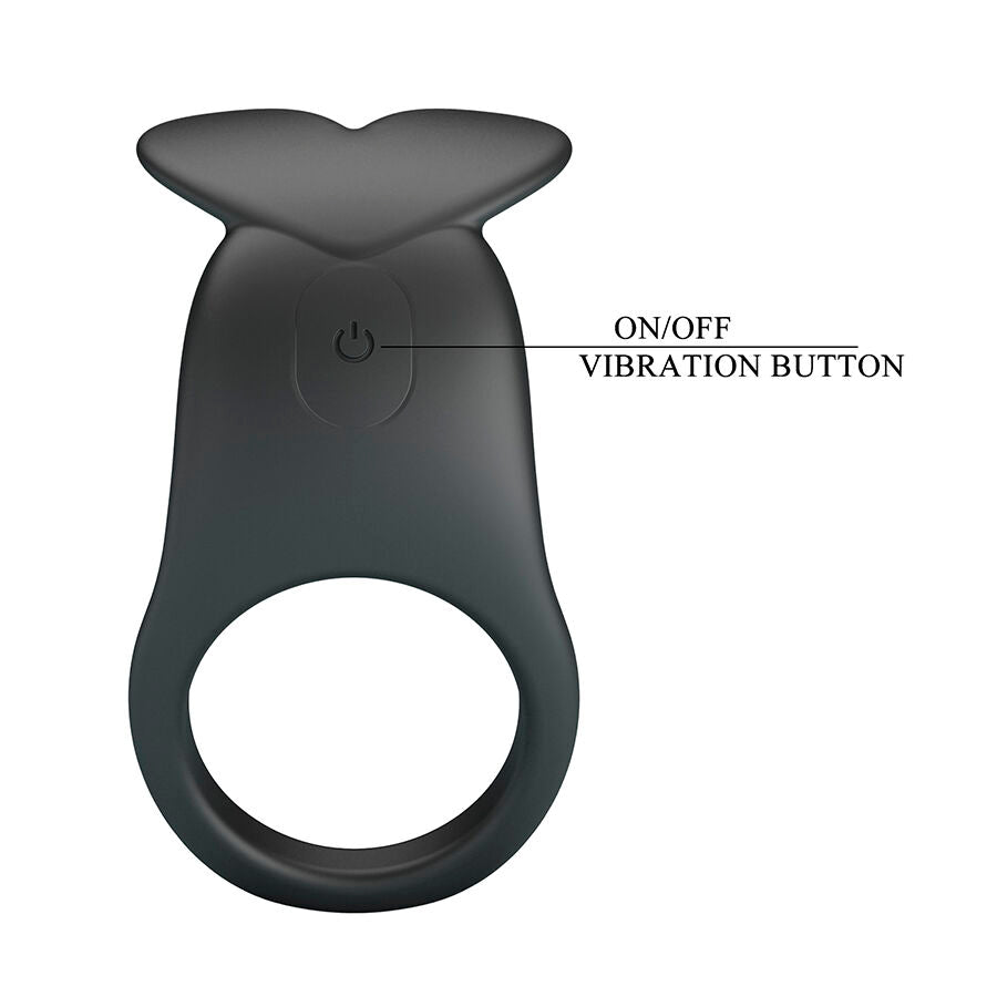 PRETTY LOVE - CARLTON COCK RING WITH CLITORAL STIMULATOR