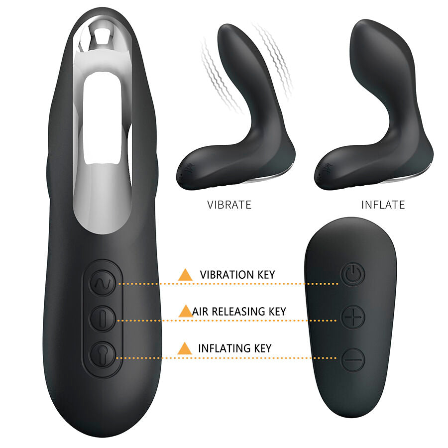 MR PLAY - PROSTATE MASSAGER WITH VIBRATING REMOTE CONTROL